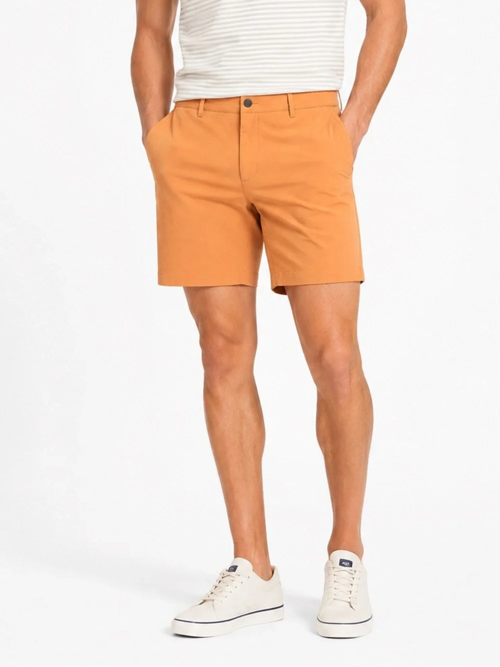Faherty All Day Shorts Peach Stretch Performance Casual Travel Men 34 CMB3009